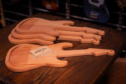 Gitaar hapjesplank (Handgemaakt in Grootegast)