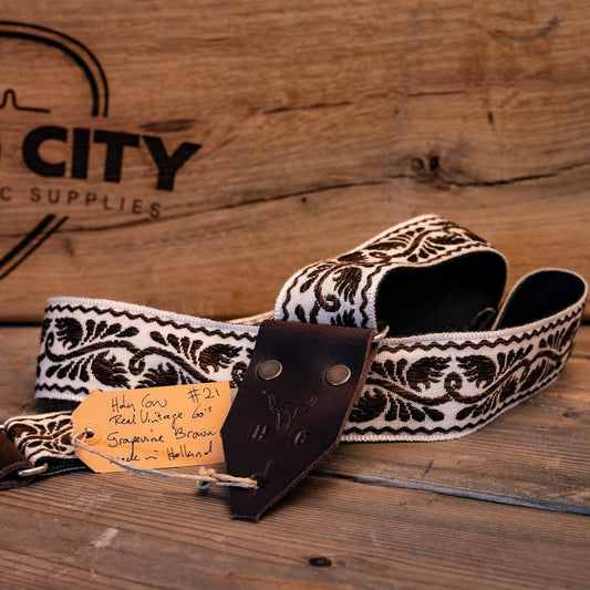 Holy Cow Real Vintage Guitar Strap #21