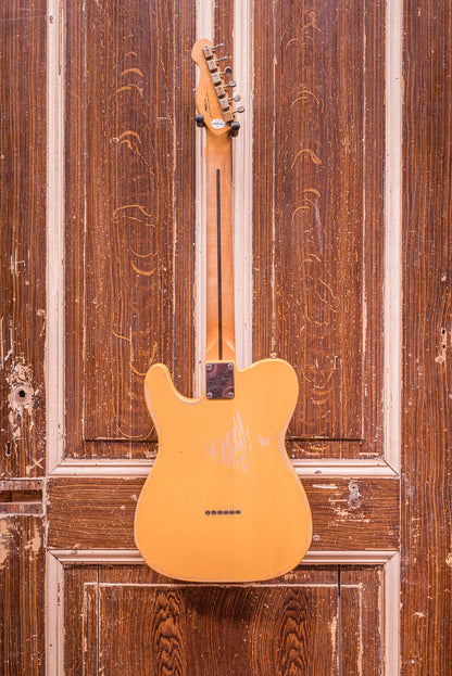Vintage V52MRBS V52 Icon Distressed Butterscotch elektrische gitaar