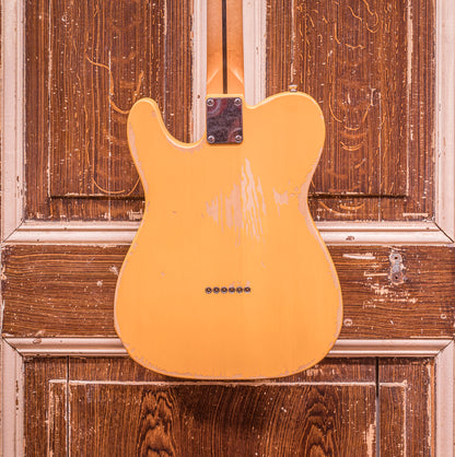 Vintage V52MRBS V52 Icon Distressed Butterscotch elektrische gitaar