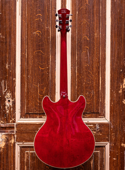 Sire Guitars H7 STR See Trough Red Archtop (occasion)