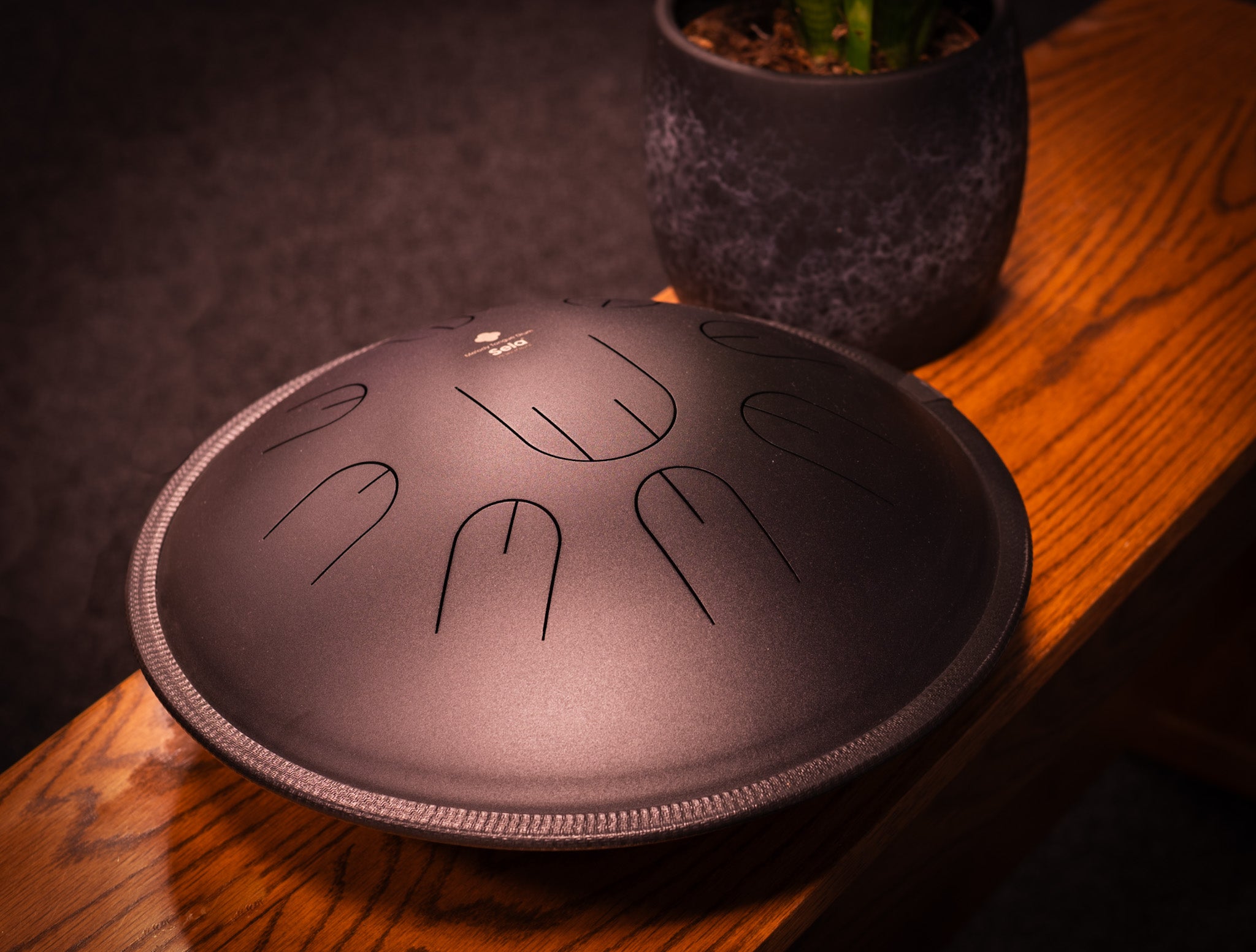 Sela 380 Tongue drum 14" D Kurd Black