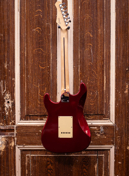 Stagg SES-30 CAR Candy Apple Red Stratocaster Elektrische Gitaar