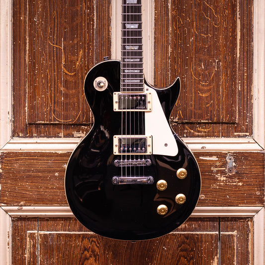 Vintage V100 Gloss Black Elektrische Gitaar