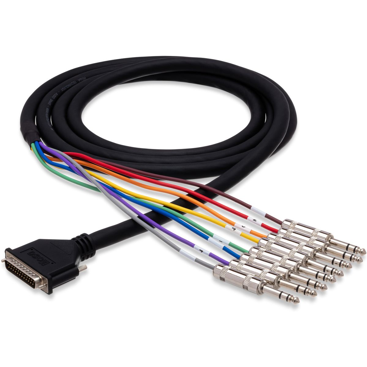 Hosa DTP-805 Balanced Snake DB25 To 1/4 In TRS 5 M