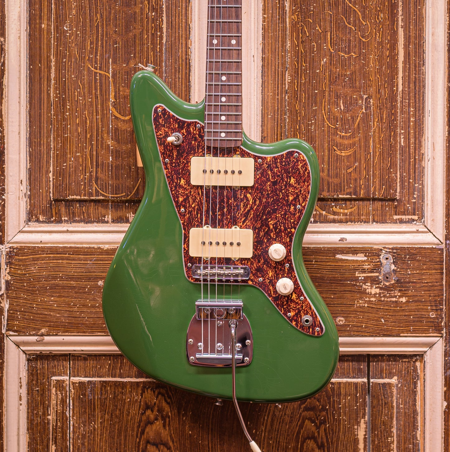 Del-Tone JM-Style British Racing Green Elektrische gitaar