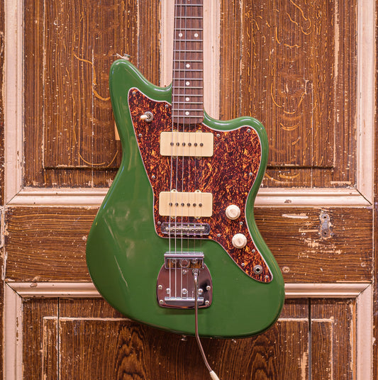 Del-Tone JM-Style British Racing Green Elektrische gitaar