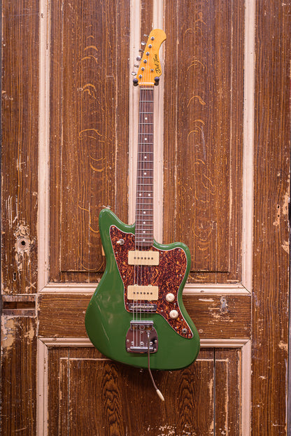 Del-Tone JM-Style British Racing Green Elektrische gitaar