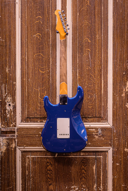 Del-Tone 60's S-Style Ocean Turquise over Sunburst (Special Order) Elektrische gitaar
