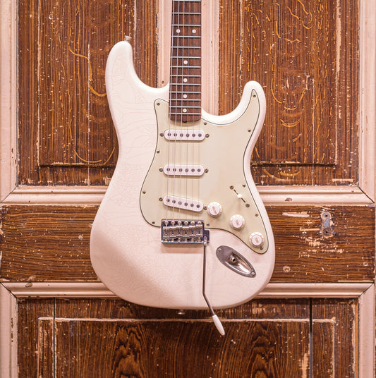 Del-Tone 60's S-Style Olympic White Elektrische gitaar (occasion)