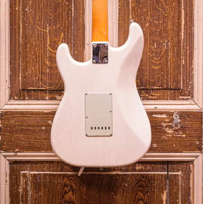 Del-Tone 60's S-Style Olympic White Elektrische gitaar (occasion)