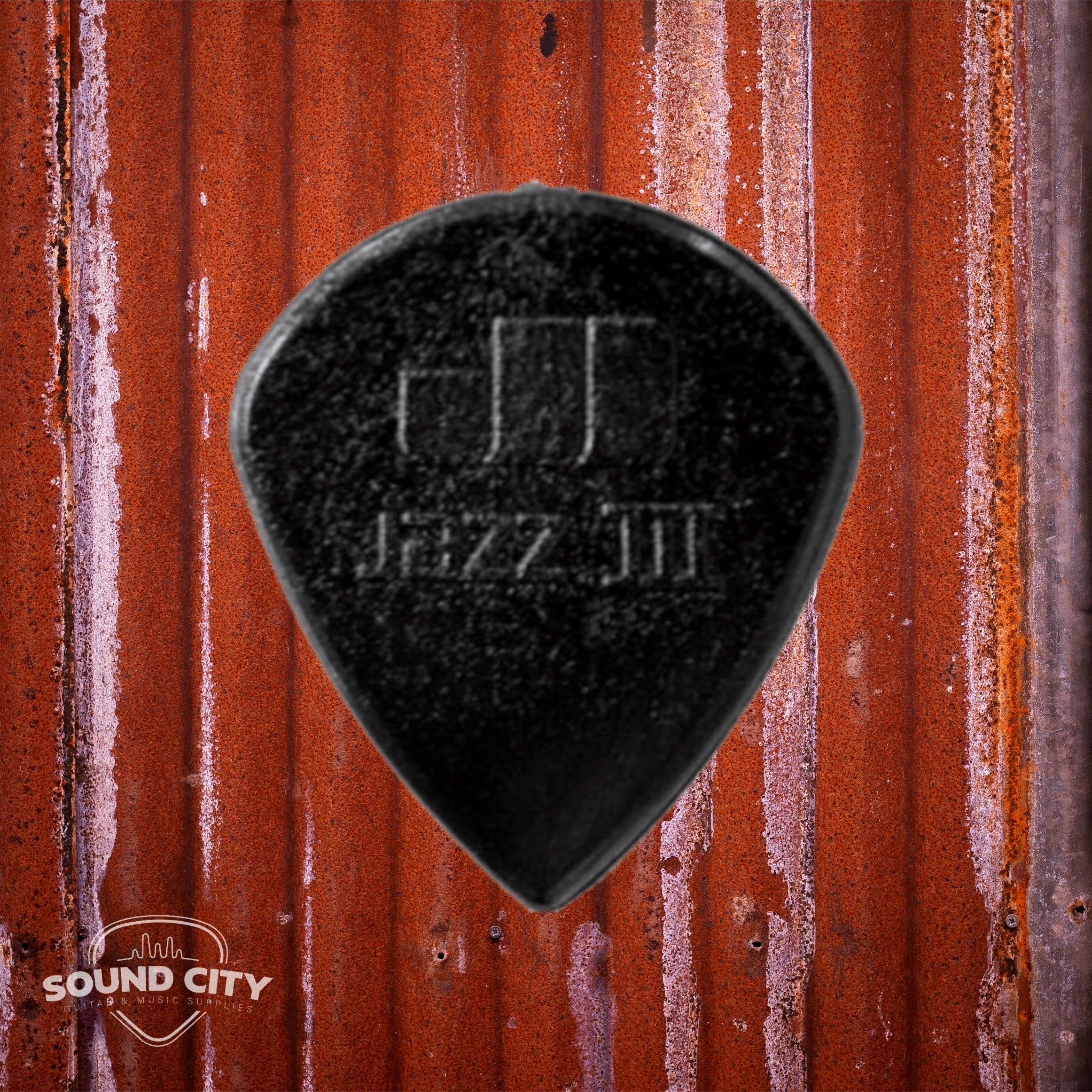 Dunlop Plectrum Jazz III 1.38mm Zwart 6PACK