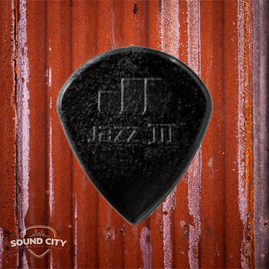 Dunlop Plectrum Jazz III 1.38mm Zwart 6PACK