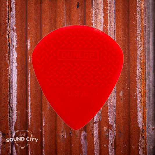 Dunlop Plectrum Jazz III Max Grip 1.38mm Rood