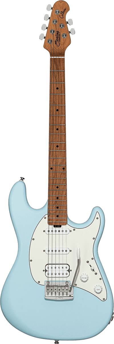 Sterling by Music Man Cutlass CT50HSS Daphne Blue Satin ST Elektrische gitaar