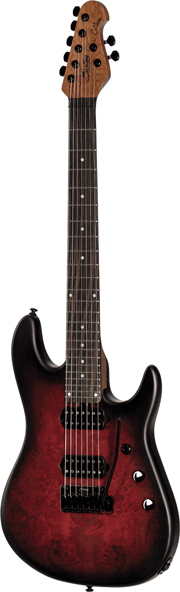Sterling by Music Man Jason Richardson Richardson7 Dark Scarlet Burst Satin 7-String Elektrische Gitaar
