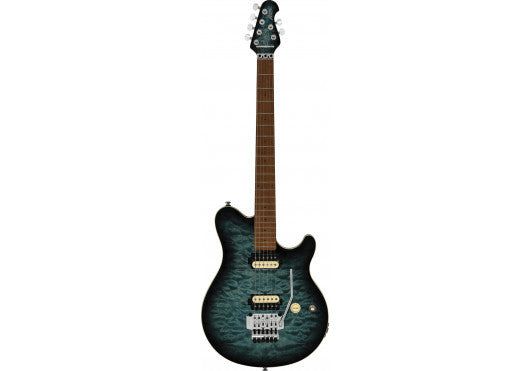 Sterling by Music Man Axis AX50QM Yucatan Blue Elektrische Gitaar