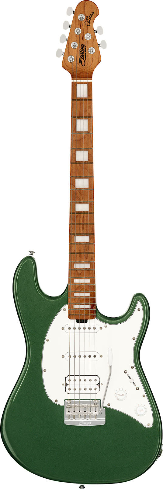 Sterling by Music Man CT50HSS Charging Green elektrische gitaar