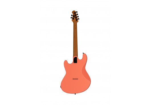 Sterling by Music Man Fluff StingRay Rula Thumb Red Elektrische Gitaar