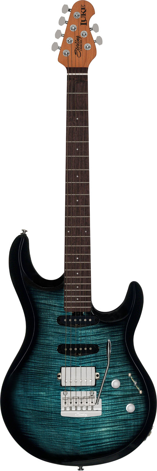 Sterling Luke LK100HSS Yucatan Blue Elektrische gitaar