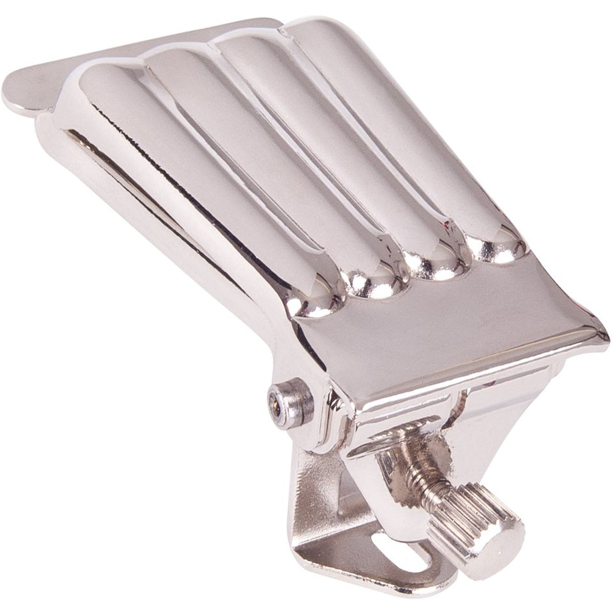 Guitar Tech Banjo Tailpiece - Clamshell-Chrome