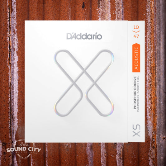 D'Addario XSAPB1047 10-47 Extra Light, XS Phosphor Bronze Coated Akoetische Gitaarsnaren
