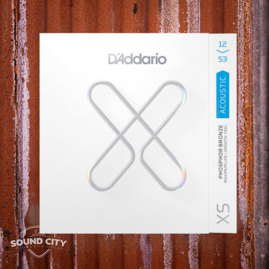 D'Addario XSAPB1253 12-53 Light, XS Phosphor Bronze Coated Akoetische Gitaarsnaren