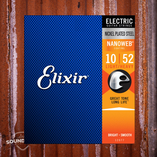 Elixir 12077 Electric Light Heavy 10-52 snaren