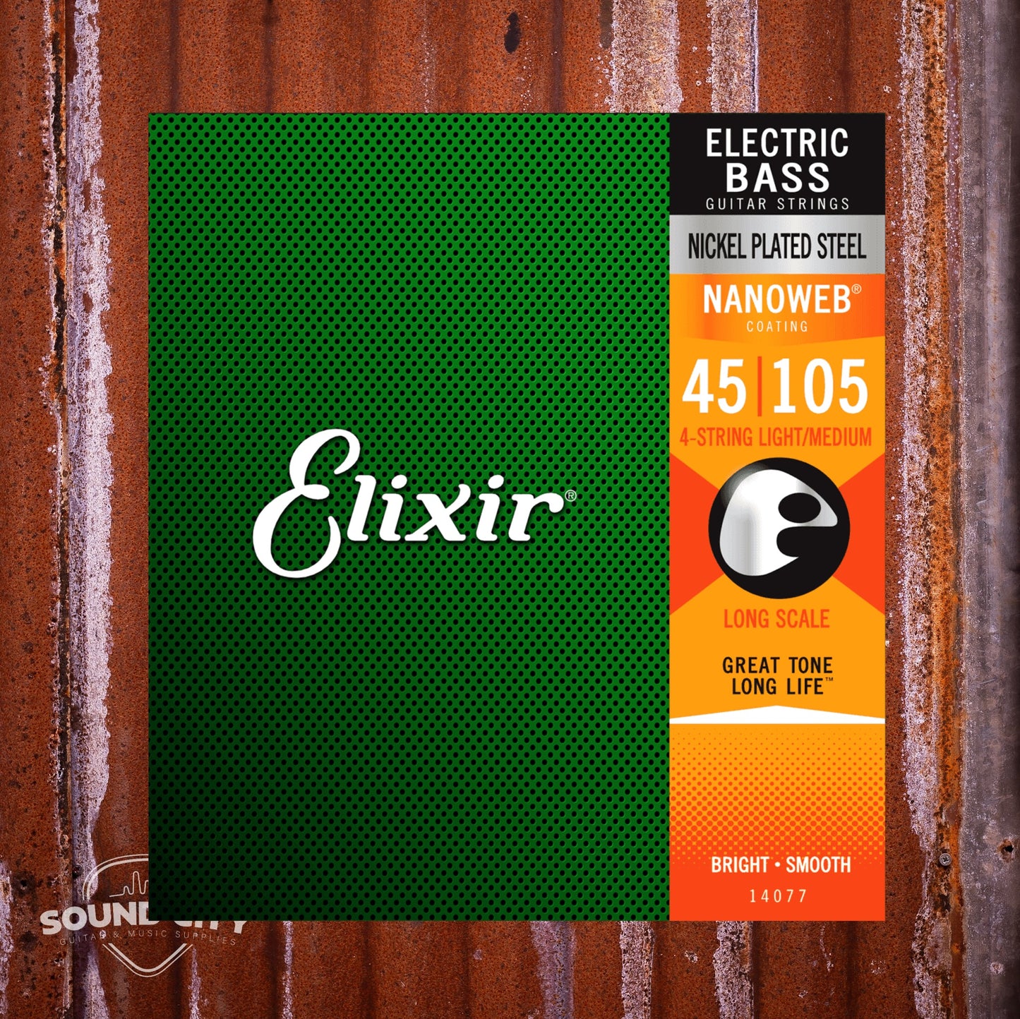 Elixir 14077 Medium Light Bass 45-105 snaren