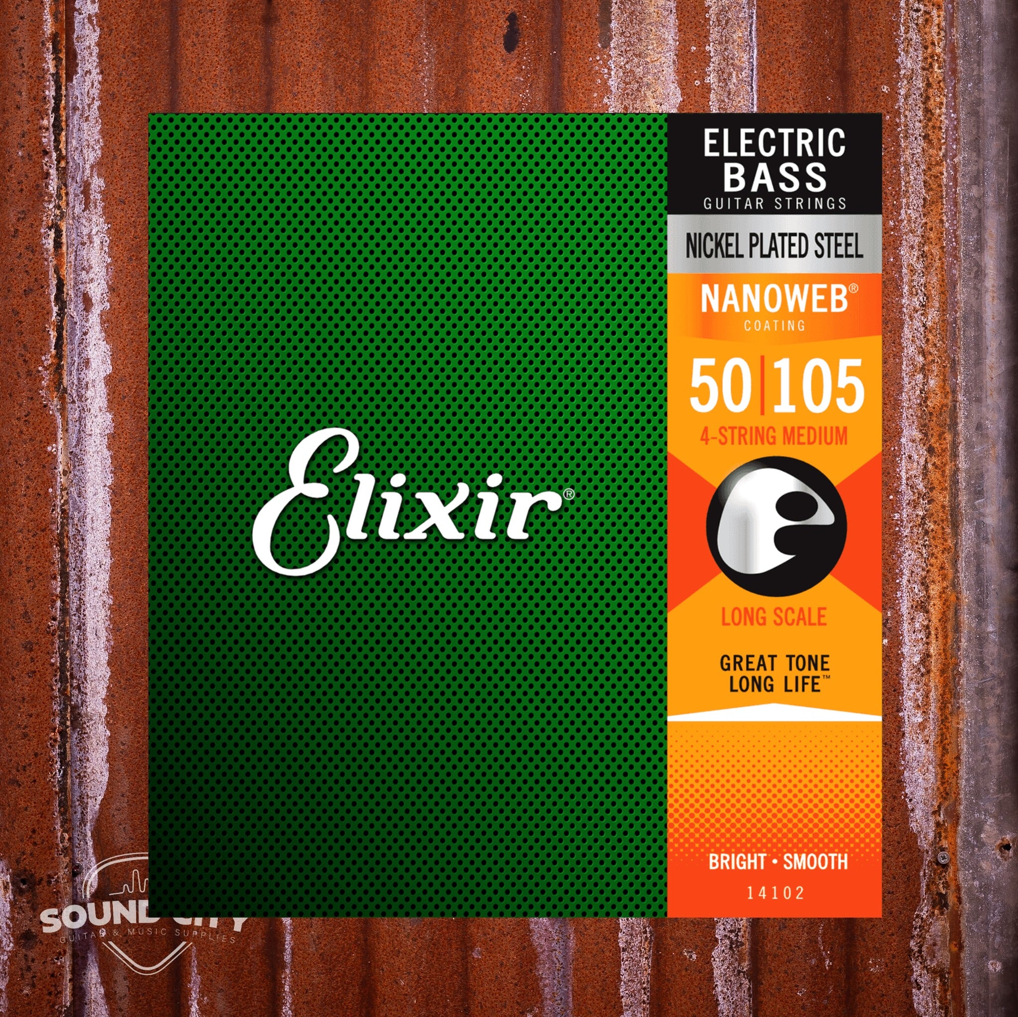 Elixir 14102 Heavy Bass 50-105 snaren