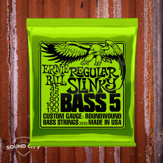 Ernie Ball 2836 Regular Slinky Bass (5sn.) 45-130 snaren