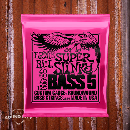 Ernie Ball 2824 Super Slinky Bass (5sn.) 40-125 snaren