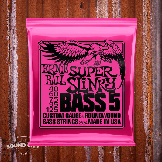 Ernie Ball 2824 Super Slinky Bass (5sn.) 40-125 snaren