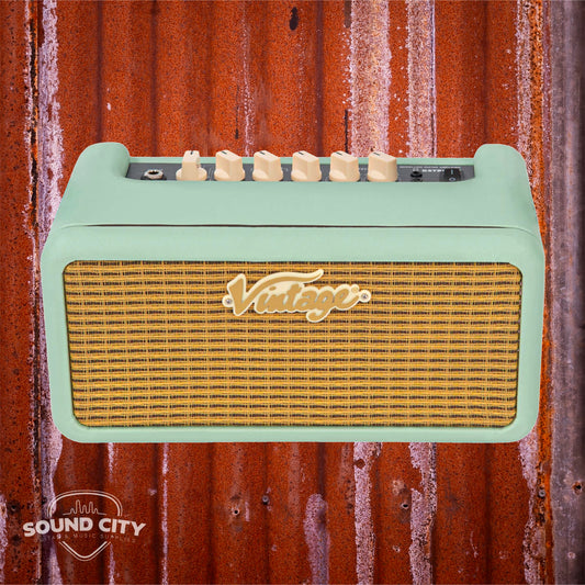 Vintage Retro 15W Gitaar versterker DSP ~ Mint Green