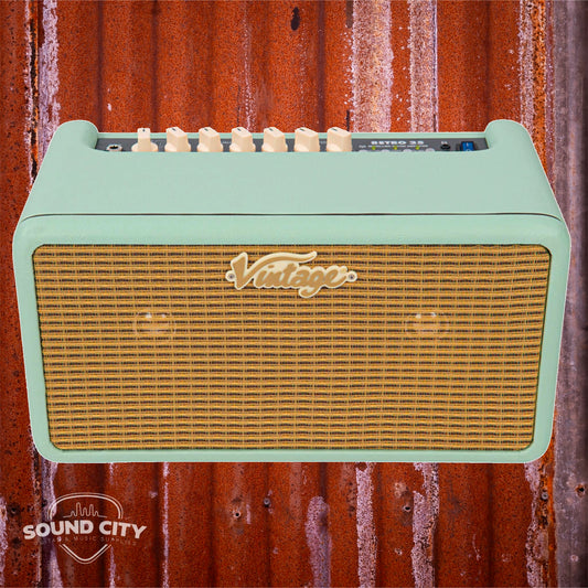 Vintage Retro 25W Gitaar versterker DSP ~ Mint Green