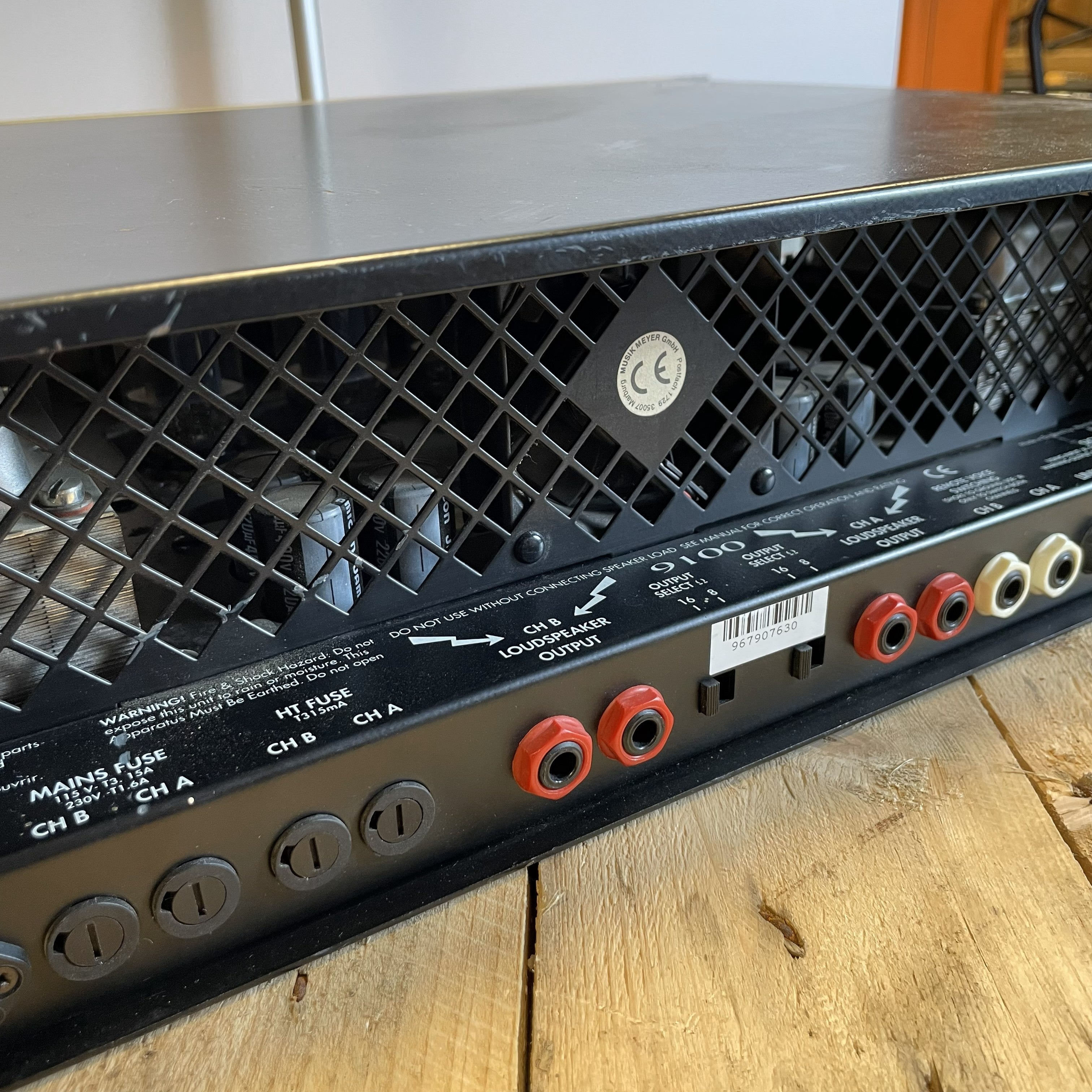 Marshall 9100 Dual Monobloc - 50/50w Stereo Power Amp gitaarversterker