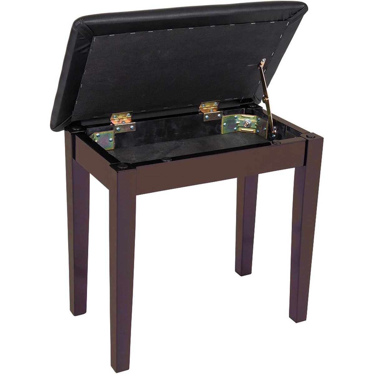 Kinsman Piano Bench - w/ Storage - Satin Brown