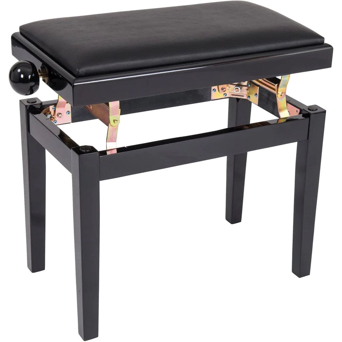 Kinsman Adjustable Piano Bench - Polished Gloss Black