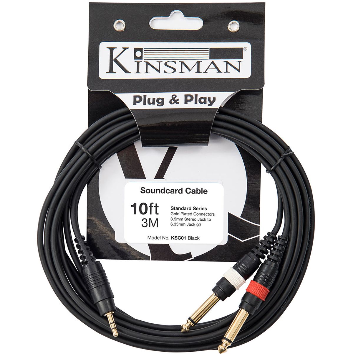 Kinsman Standard Connector Stereo To MONO Jack