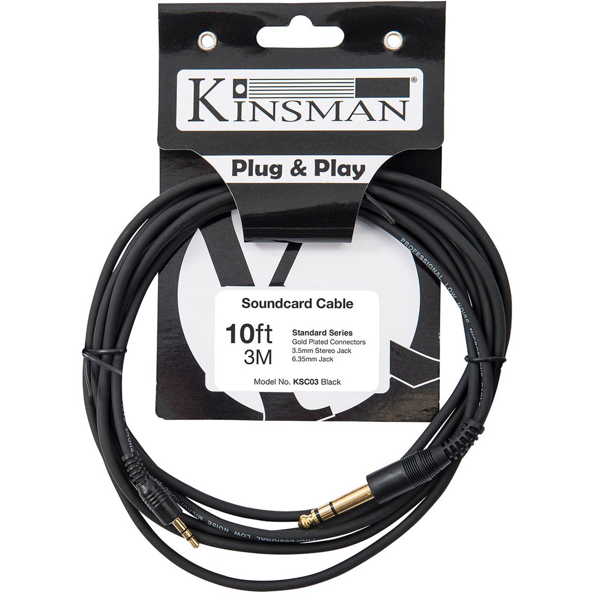 Kinsman Standard Connector Stereo To 6.5mm Jack