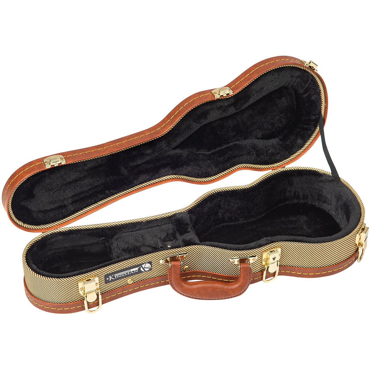 Kinsman DLX Wooden Ukulele Case - Soprano