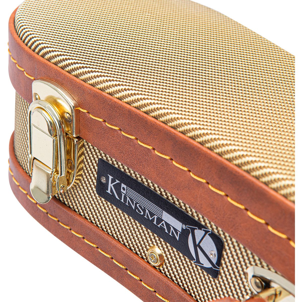 Kinsman DLX Wooden Ukulele Case - Baritone