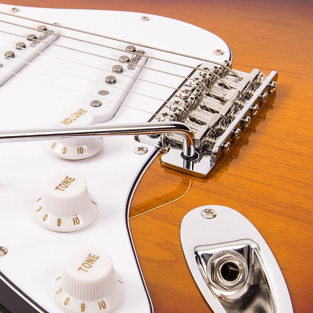 Vintage Left Hand Guitar-Sunburst