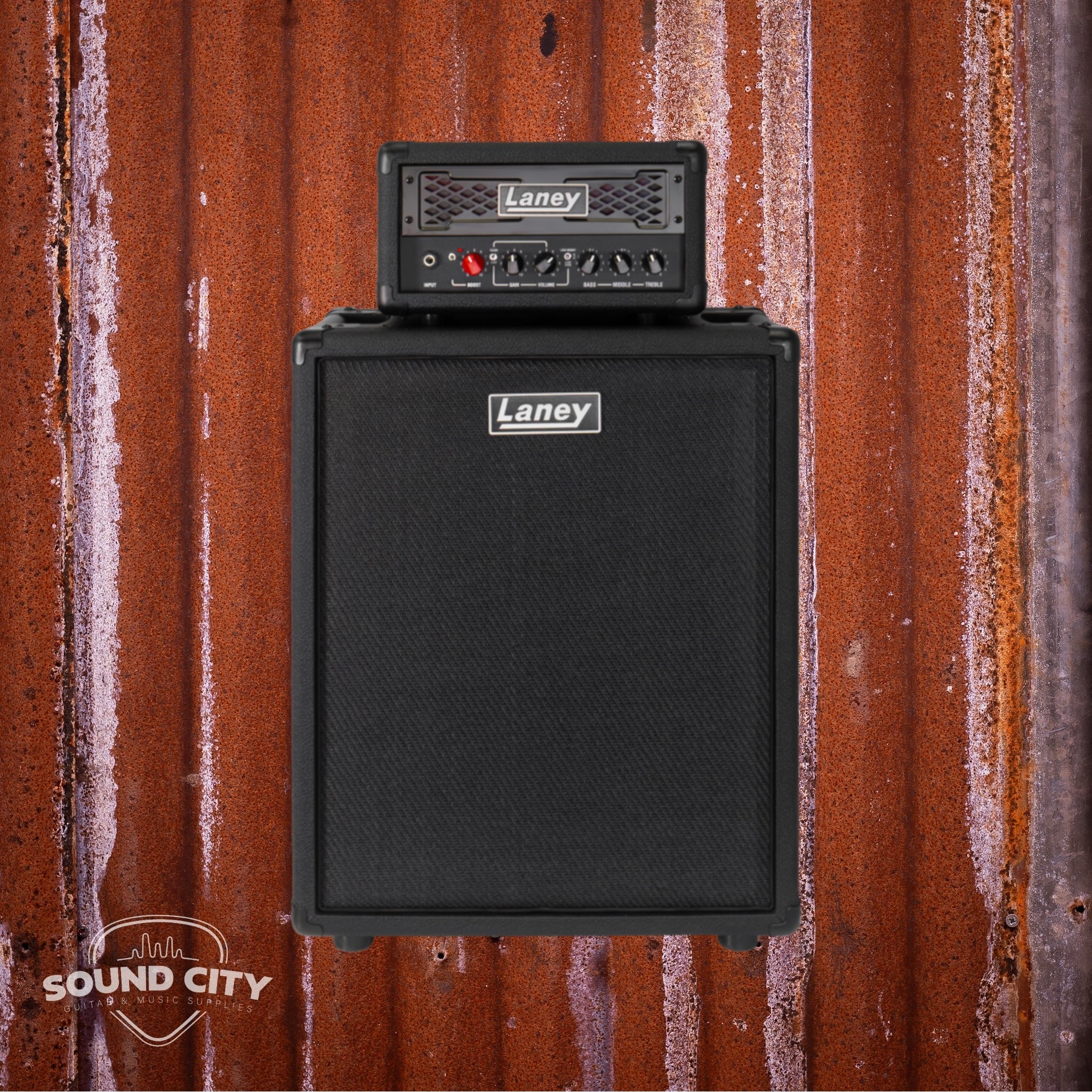 Laney IRF-LEADRIG112 Ironheart Foundry Leadrig head + cabinet 1x12 inch 60W