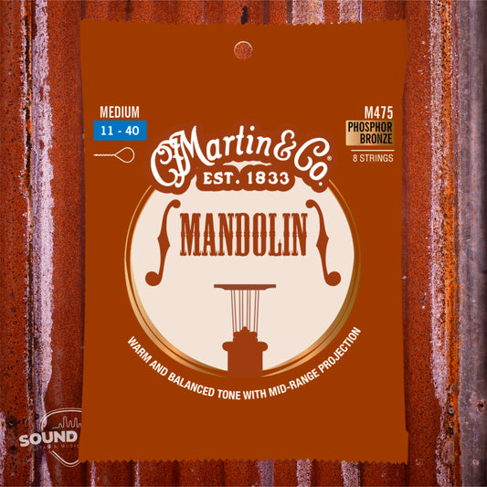 Martin M475 Mandolin Strings Phosphor Bronze