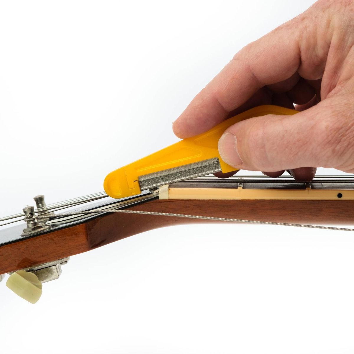 MusicNomad Acoustic Guitar Diamond Coated Nut File Set Light/MDM Strings MN670