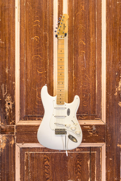 Maybach Stradovari S61 Olypmic White Aged Elektrische Gitaar
