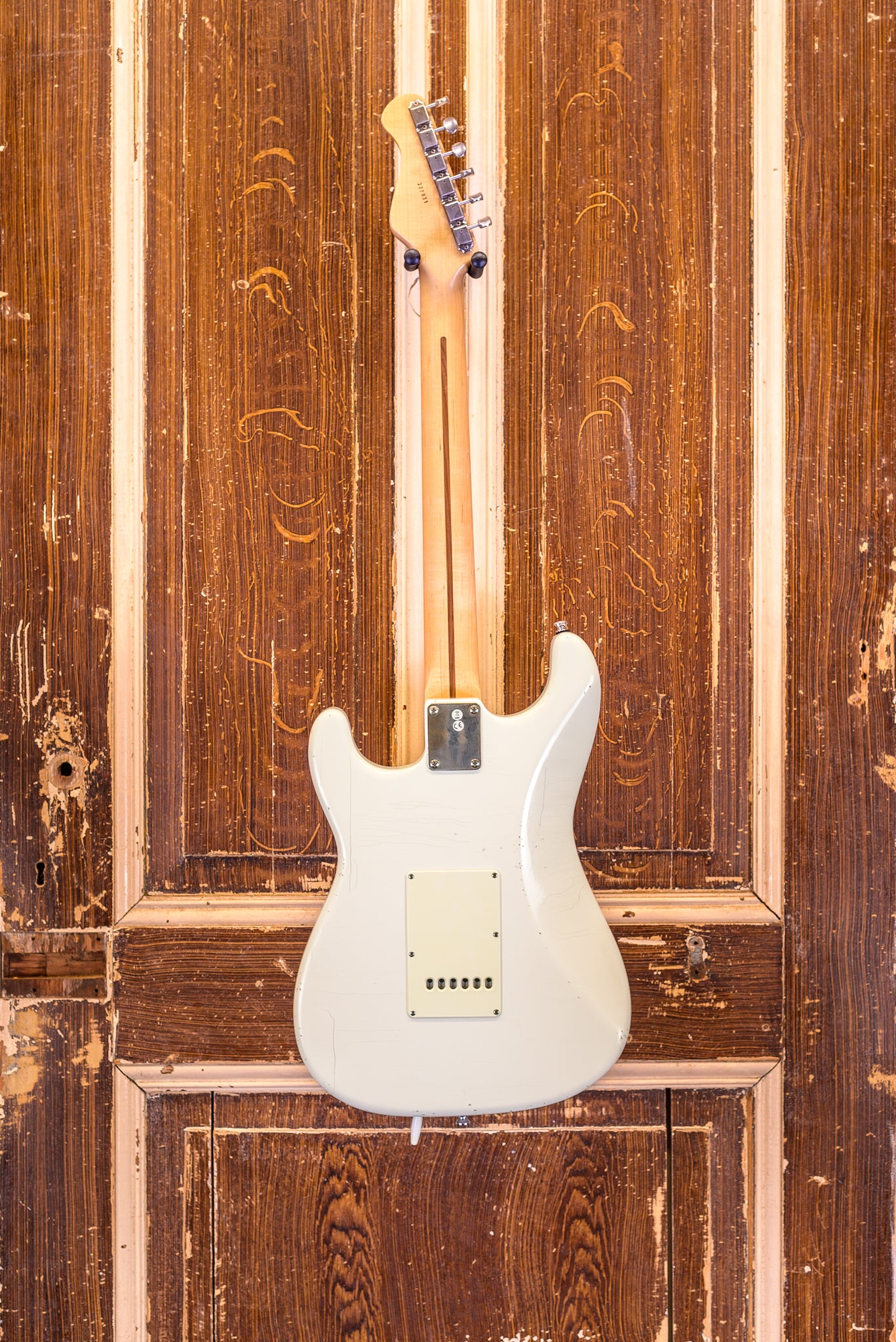 Maybach Stradovari S61 Olypmic White Aged Elektrische Gitaar