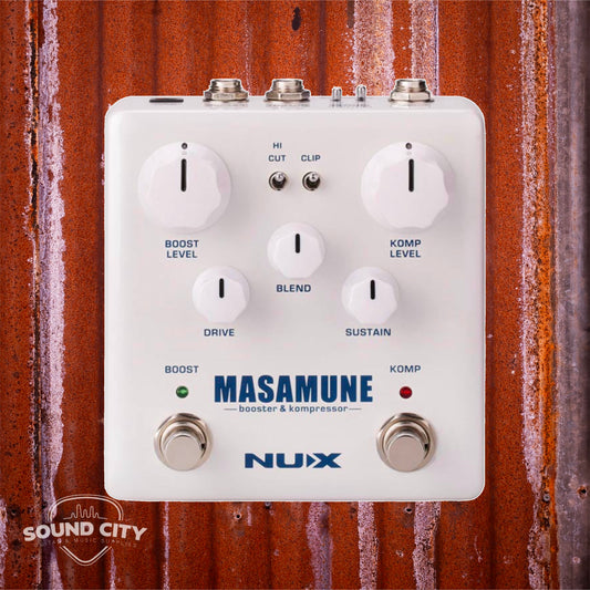 NUX NBK-5 Verdugo Series analoge compressor/ boost MASAMUNE Effectpedaal