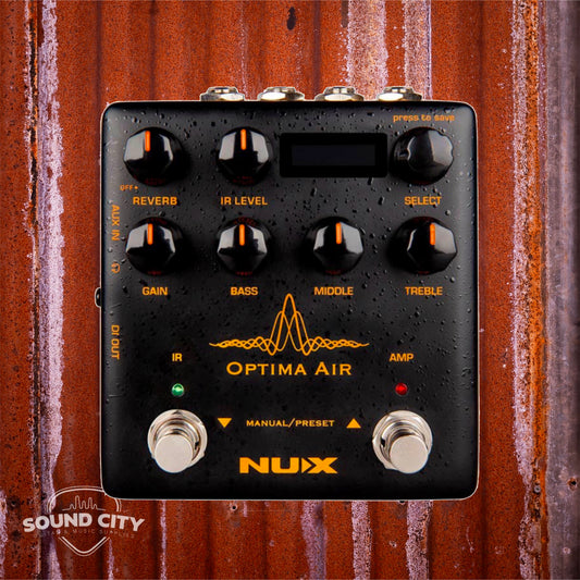 NUX NAI-5 Verdugo Series Dual Acoustic simulator OPTIMA AIR Effectpedaal